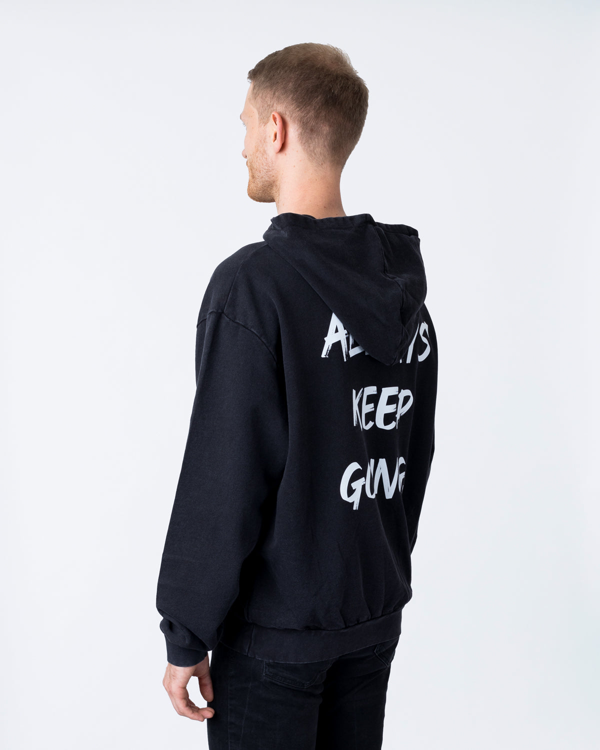 Always keep going Statement Hoodie