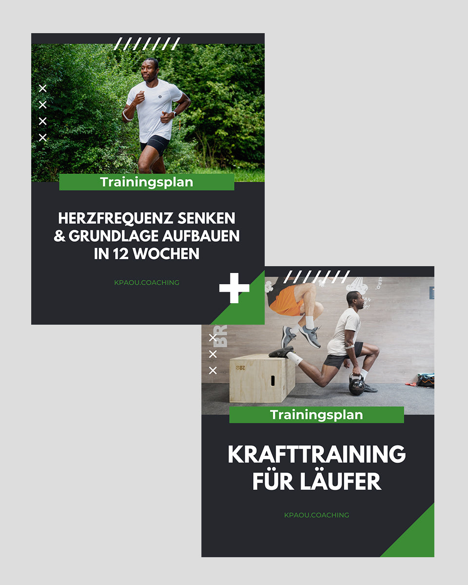TRAININGSPLAN BUNDLE: Grundlagenaufbau - Ausdauer & Kraft für Läufer